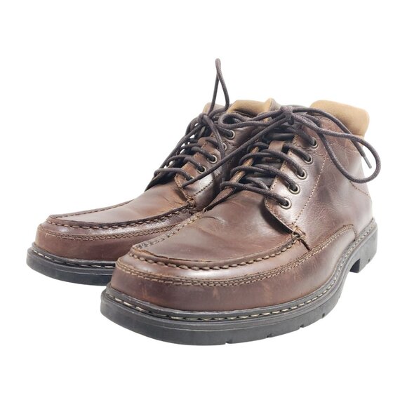 Dockers Mens Size 9 Brown Leather Lace-Up Ankle Boots main image 7